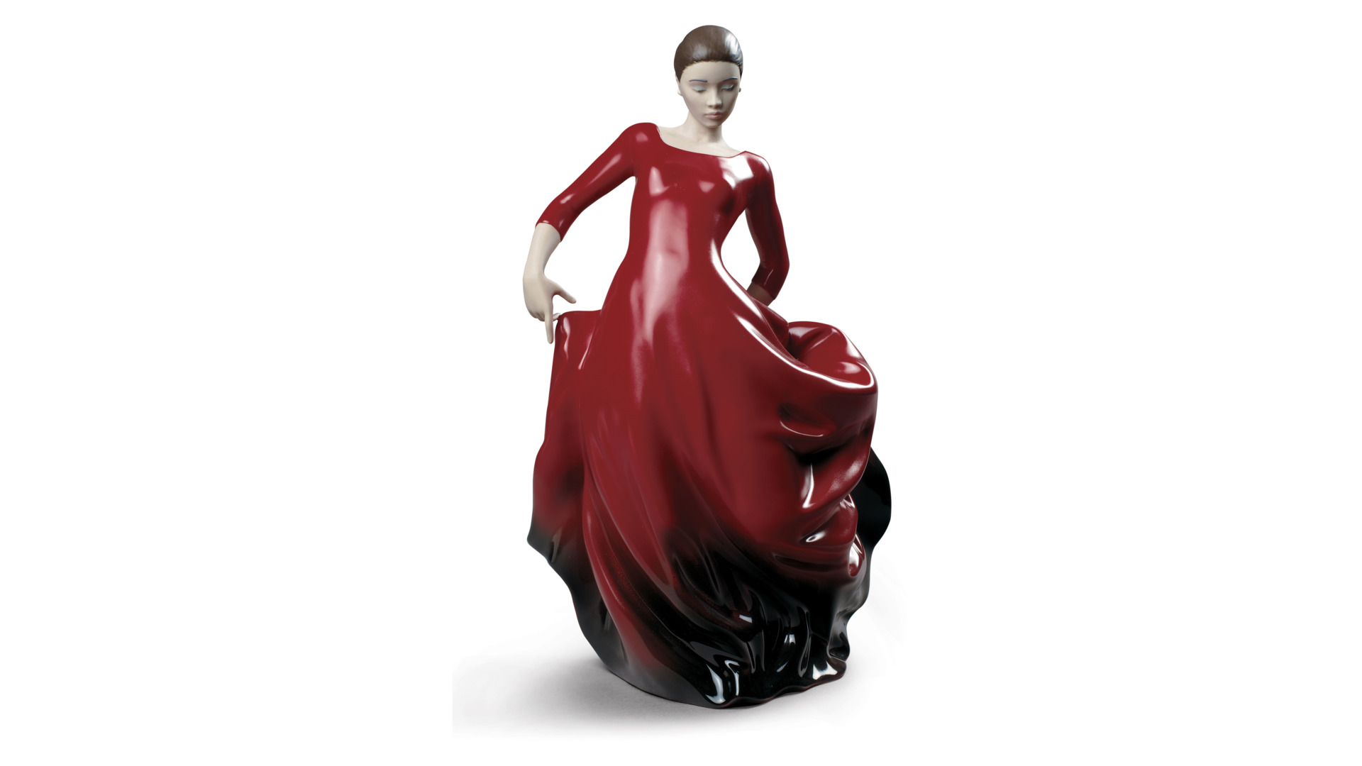 Фигурка Lladro Танцовщица в красном 21х33 см, фарфор