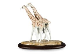 Фигурка Lladro Жирафы 32х30 см, фарфор