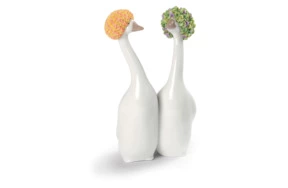 Фигурка Lladro Влюбленные гуси 11х21 см, фарфор