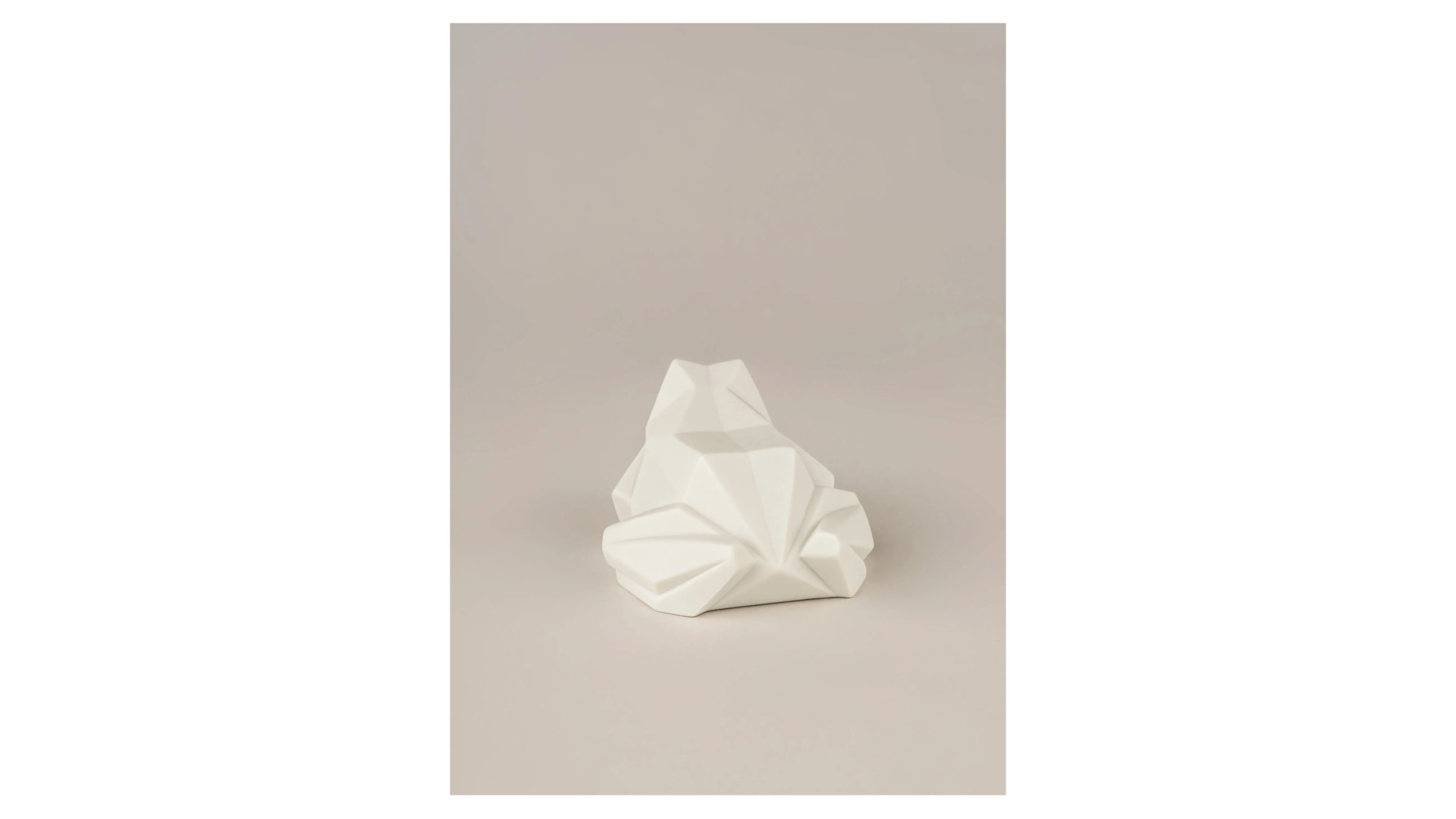 Фигурка Lladro Лягушка оригами 5х10 см, фарфор