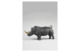 Фигурка Lladro Носорог 22х45 см, фарфор, черная