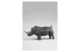 Фигурка Lladro Носорог 22х45 см, фарфор, черная