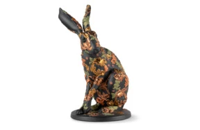 Фигурка Lladro Лесной Заяц 32х19 см, фарфор