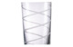 Набор стаканов для воды Mikasa Cheers 550 мл, 4 шт, стекло, серебристый декор, п/к