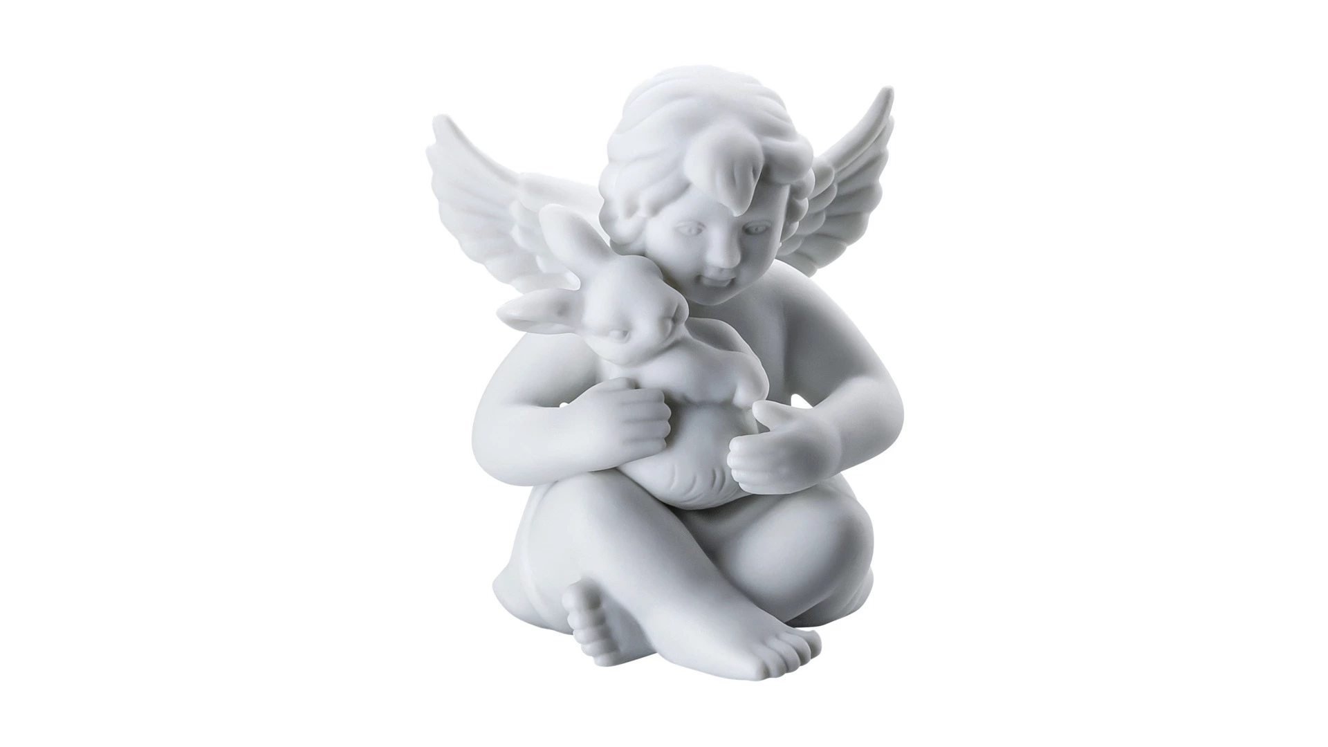 Фигурка Rosenthal Ангел с зайчиком 6,3 см, фарфор