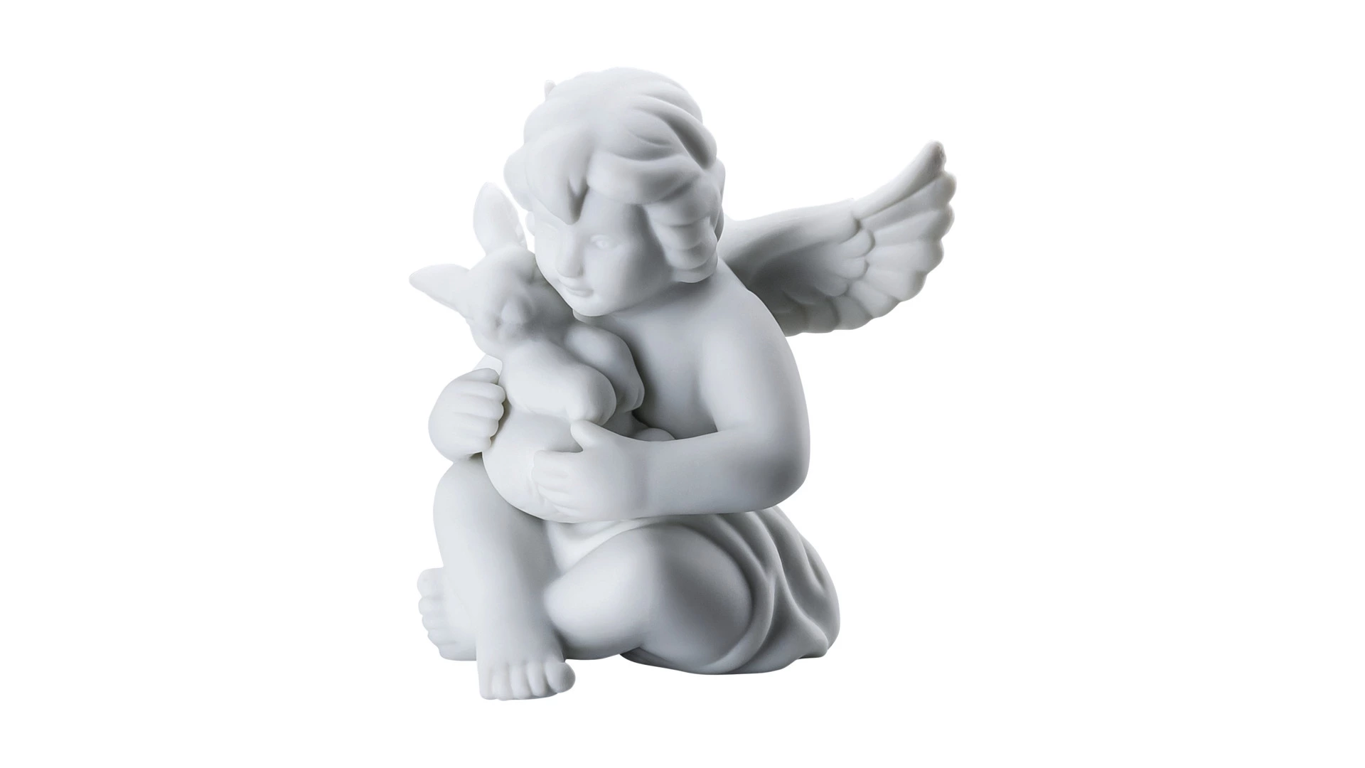 Фигурка Rosenthal Ангел с зайчиком 6,3 см, фарфор