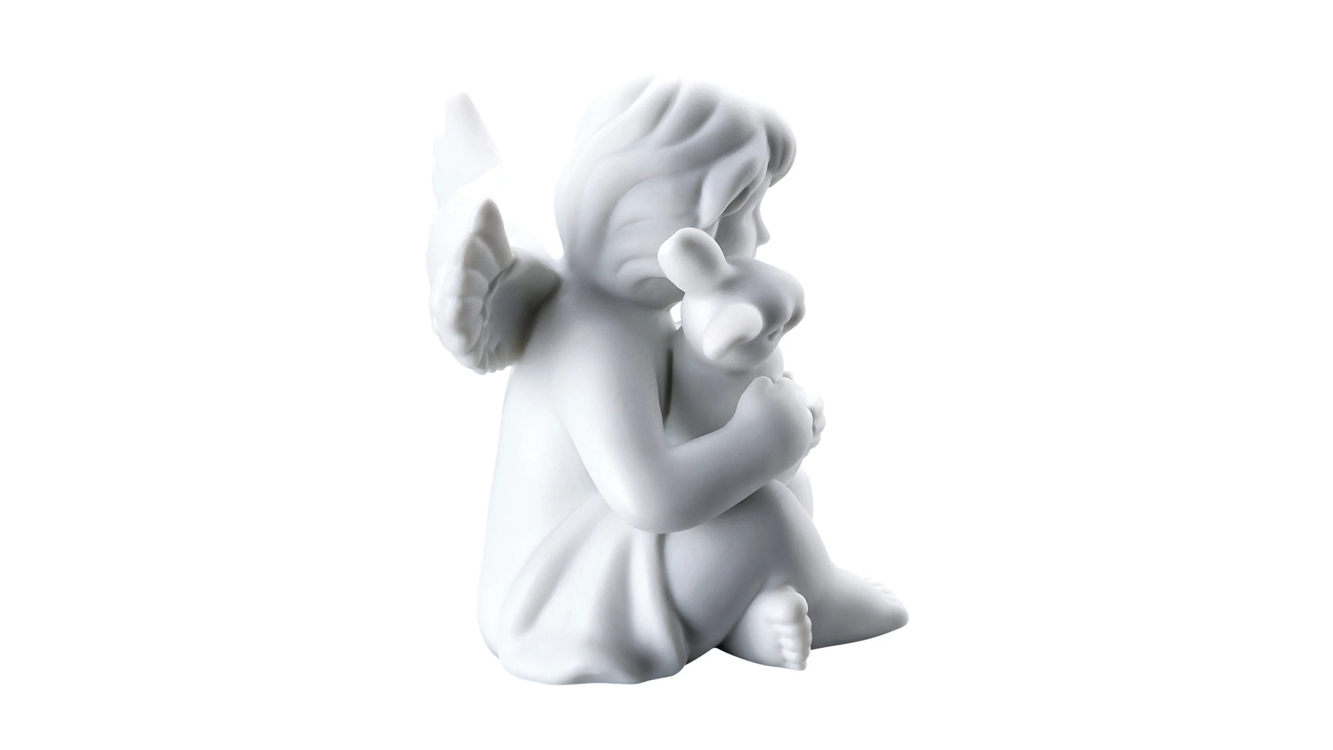 Фигурка Rosenthal Ангел с зайчиком 6,3 см, фарфор