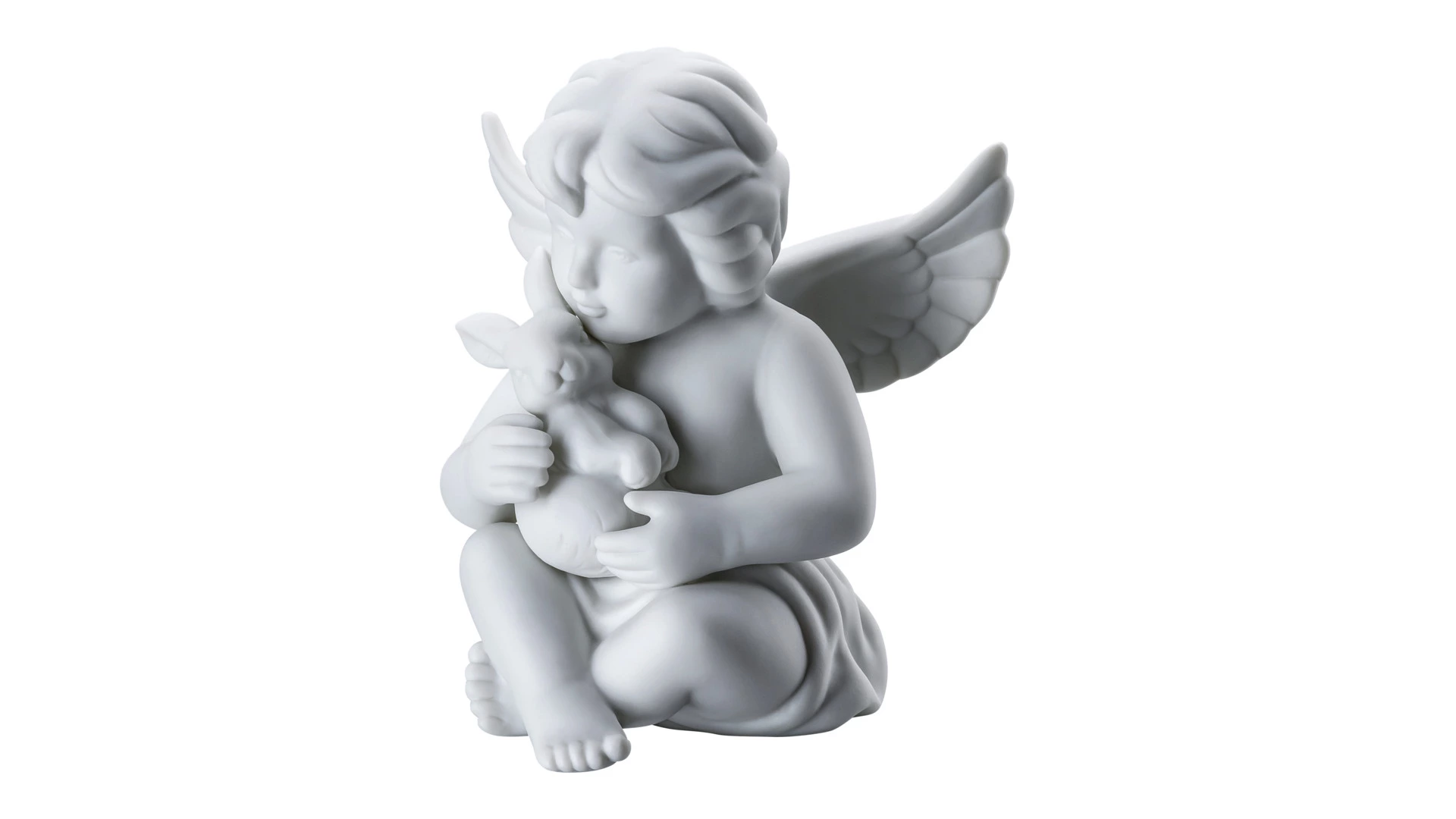 Фигурка Rosenthal Ангел с зайчиком 10 см, фарфор