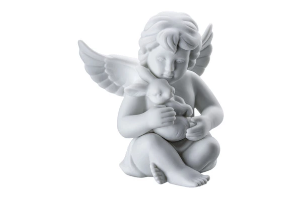 Фигурка Rosenthal Ангел с зайчиком 10 см, фарфор