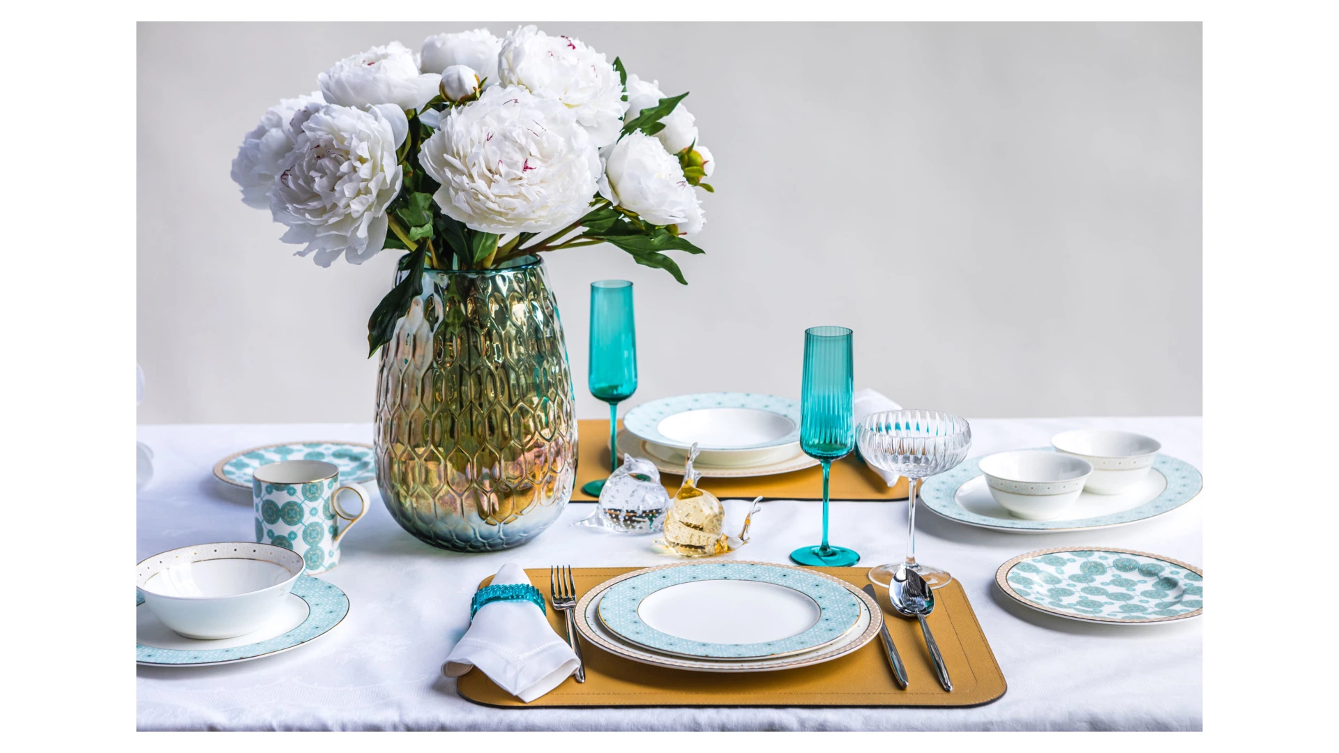 Тарелка обеденная Mix&Match Home Максим 27 см, фарфор