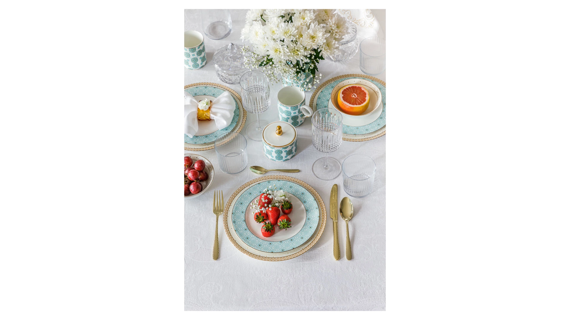 Сервиз столовый Mix&Match Home Максим на 6 персон 20 предметов, фарфор, п/к