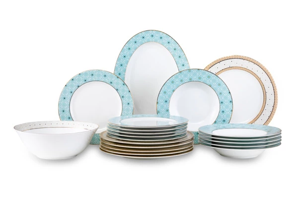 Сервиз столовый Mix&Match Home Максим на 6 персон 20 предметов, фарфор, п/к