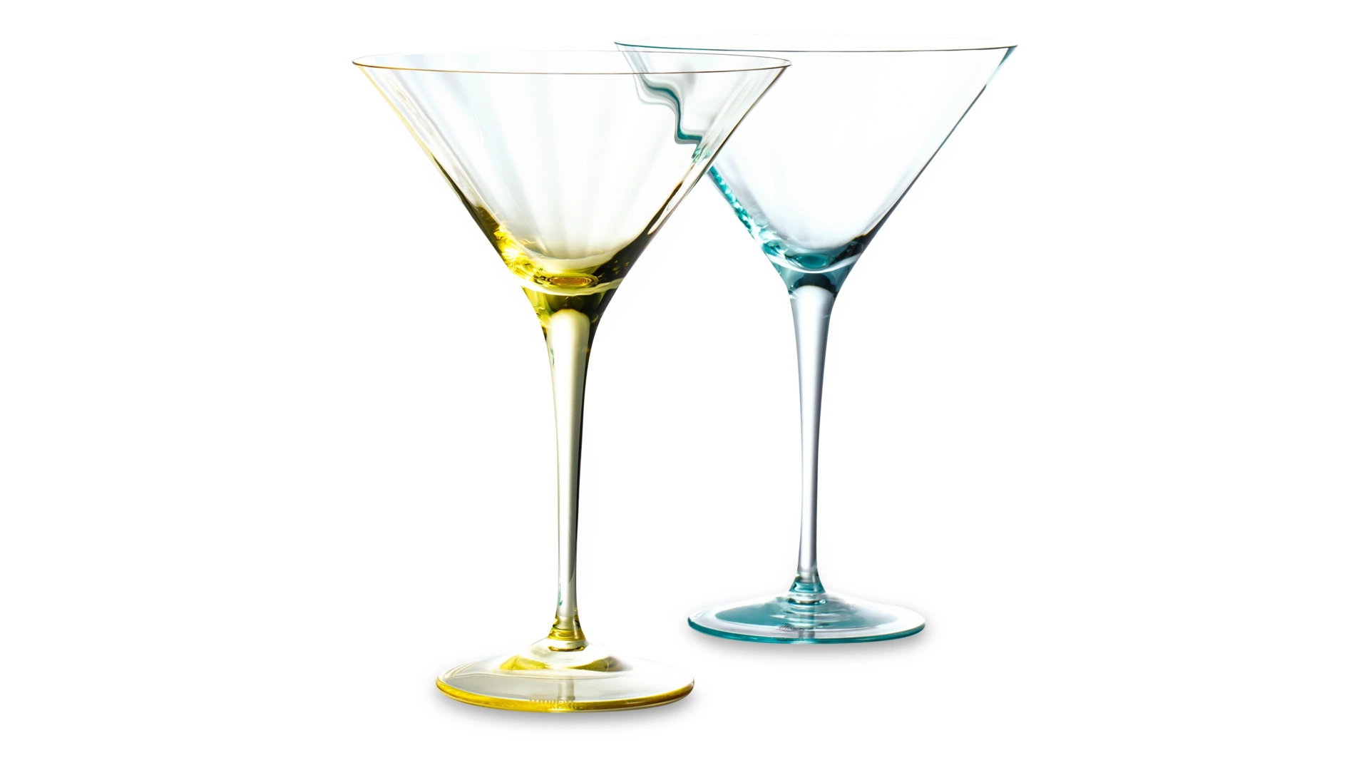 Набор бокалов для мартини Moser Оптик 290 мл, 2 шт, берил, эльдор, п/к