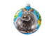 Игрушка елочная шар Bartosh Символ года Кролик №3, 10 см, стекло, п/к