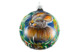 Игрушка елочная шар Bartosh Символ года Кролик №4, 10 см, стекло, п/к