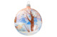 Игрушка елочная шар Bartosh Снеговик 10 см, стекло, п/к