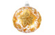 Игрушка елочная шар Bartosh Рождественник 10 см, стекло, п/к, золотой
