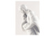 Фигурка NAO Мадонна 35х12х11 см, матовая, белый, фарфор