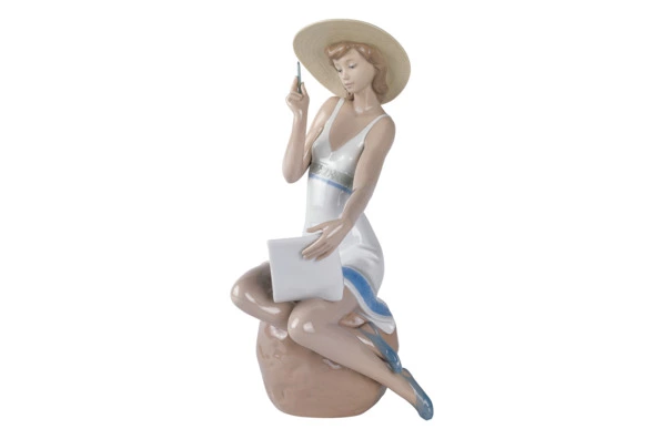 Фигурка NAO Переписка 29х17х18 см, фарфор