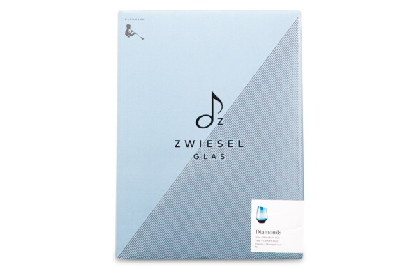 Ваза Zwiesel Glas Даймондс 27,5 см, голубая