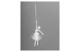 Игрушка елочная Венизное кружево Балерина 8х14,5 см, вискоза