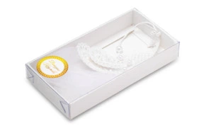 Игрушка елочная Венизное кружево Жар птица 12х19,5 см, вискоза