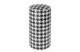 Свеча интерьерная Pernici Elementi Pied De Poule Black&White 1,3 л, столб 20х10 см, п/к