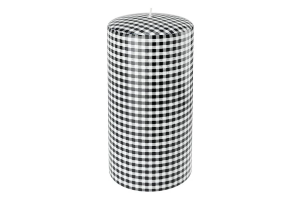 Свеча интерьерная Pernici Quadretto Black&White 1,3 л, столб 20х10 см, п/к