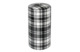 Свеча интерьерная Pernici Tartan Black&White 1,3 л, столб 20х10 см, п/к