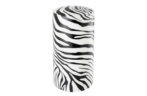 Свеча интерьерная Pernici Zebra Black&White 1,3 л, столб 20х10 см, п/к