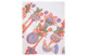 Скатерть прямоугольная Mix&Match Home Новогодние игрушки 168х250 см, хлопок, белая с принтом