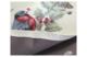 Скатерть-наперон Mix&Match Home Новогодние друзья Снегири 140х140 см, гобелен, серебристый