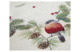 Скатерть прямоугольная Mix&Match Home Новогодние друзья Снегири 140х240 см, гобелен, серебристый