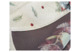 Скатерть прямоугольная Mix&Match Home Новогодние друзья Снегири 140х280 см, гобелен, серебристый