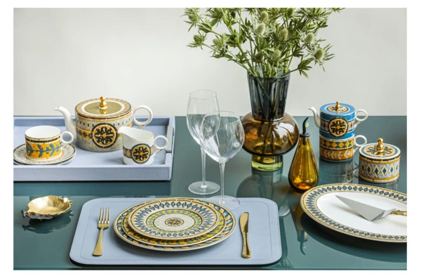 Салфетка подстановочная прямоугольная с закругленными углами GioBagnara Ванни 46х34 см, серо-лиловая