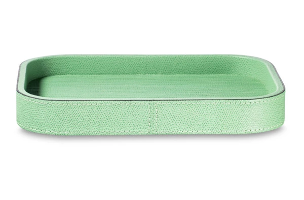 Поднос прямоугольный GioBagnara Поло 23,5x17,5 см, фисташковый