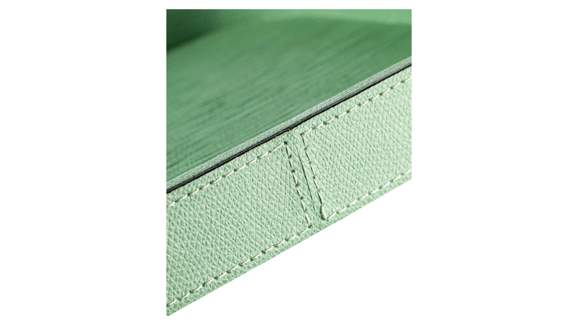 Поднос прямоугольный GioBagnara Поло 23,5x17,5 см, фисташковый