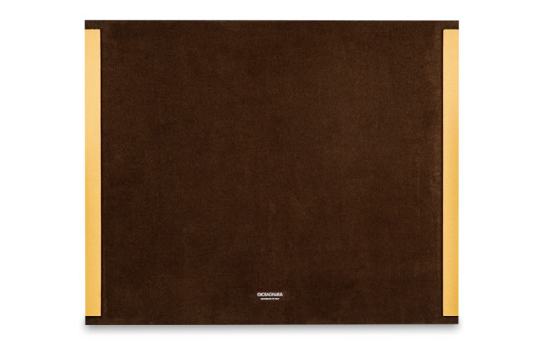 Поднос прямоугольный с ручками Giobagnara Виктор 44х54 см, рыже-коричневый
