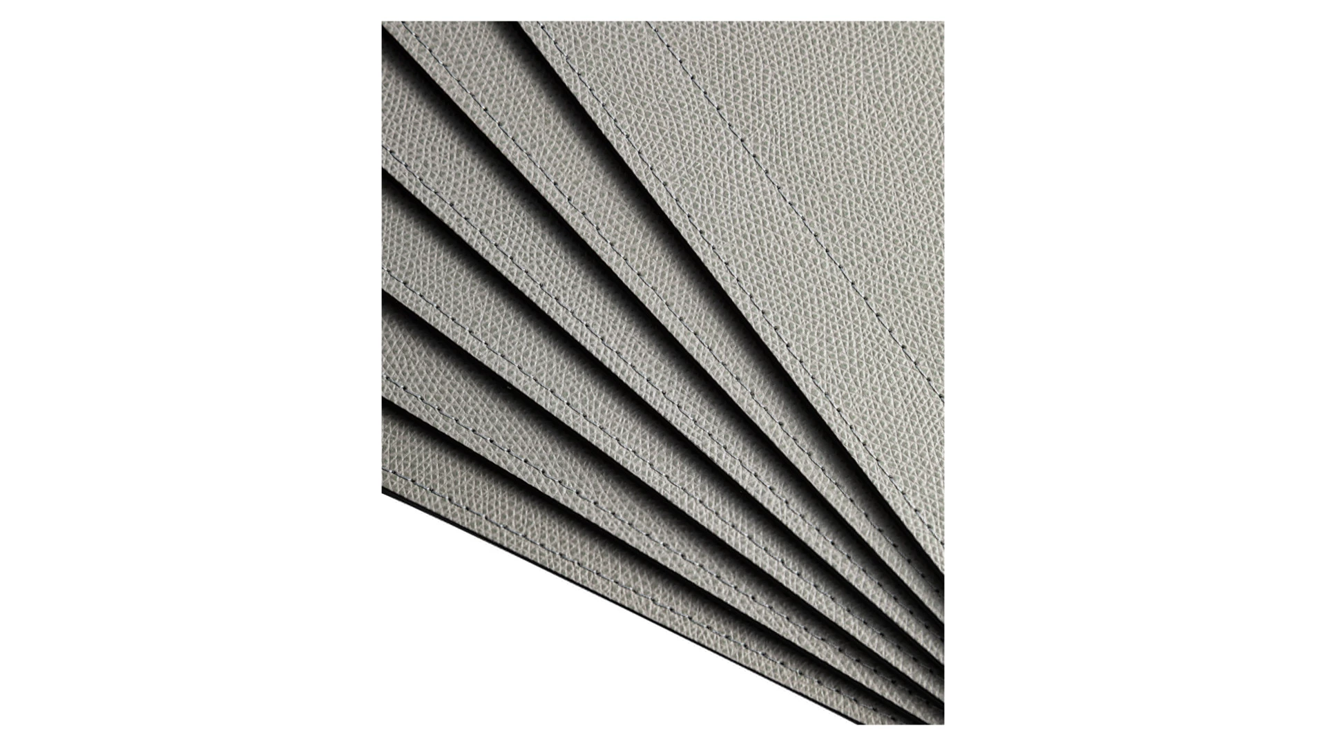 Набор салфеток подстановочных прямоугольных GioBagnara Морис 42х32 см, 2 строчки, 6 шт, серый