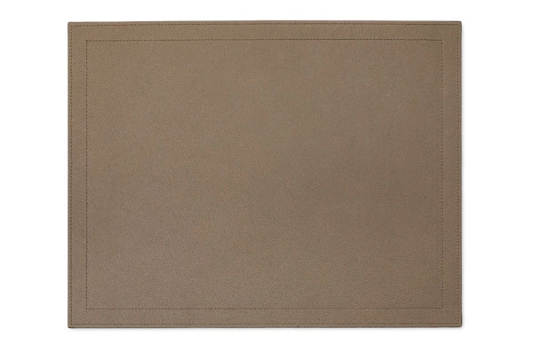 Салфетка подстановочная прямоугольная GioBagnara Морис 49,5х39,5 см, 2 строчки, серо-коричневая