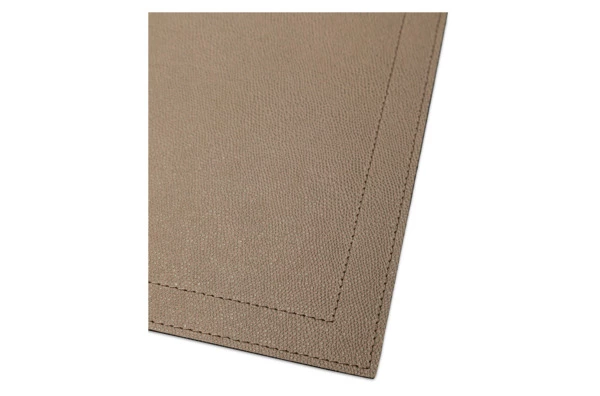 Салфетка подстановочная прямоугольная GioBagnara Морис 49,5х39,5 см, 2 строчки, серо-коричневая