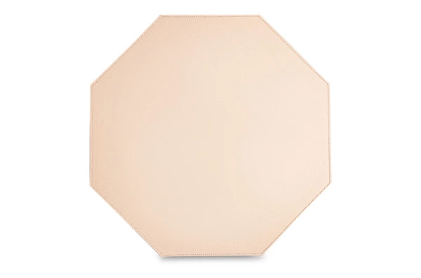 Набор салфеток подстановочных восьмиугольных GioBagnara Октагонал 40х40 см, 1 строчка, 6 шт, пудра