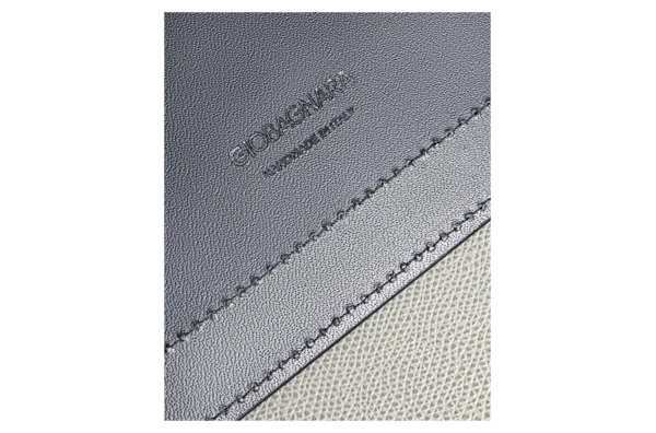 Набор салфеток подстановочных прямоугольных с закруг углами GioBagnara Ванни, 6 шт, 46х34 см, серый