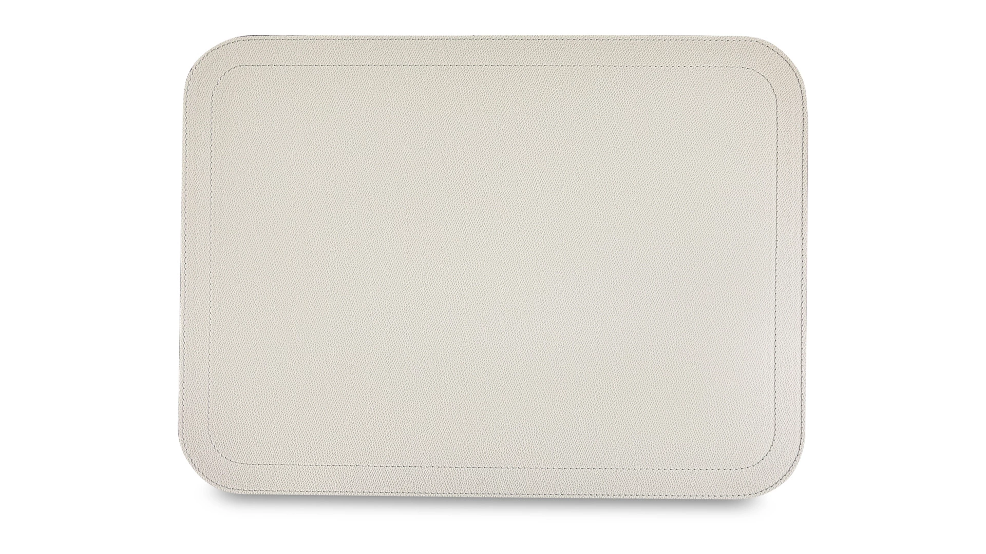 Салфетка подстановочная с закругленными углами Giobagnara Ванни 46х34 см, 2 строчки, светло-серая