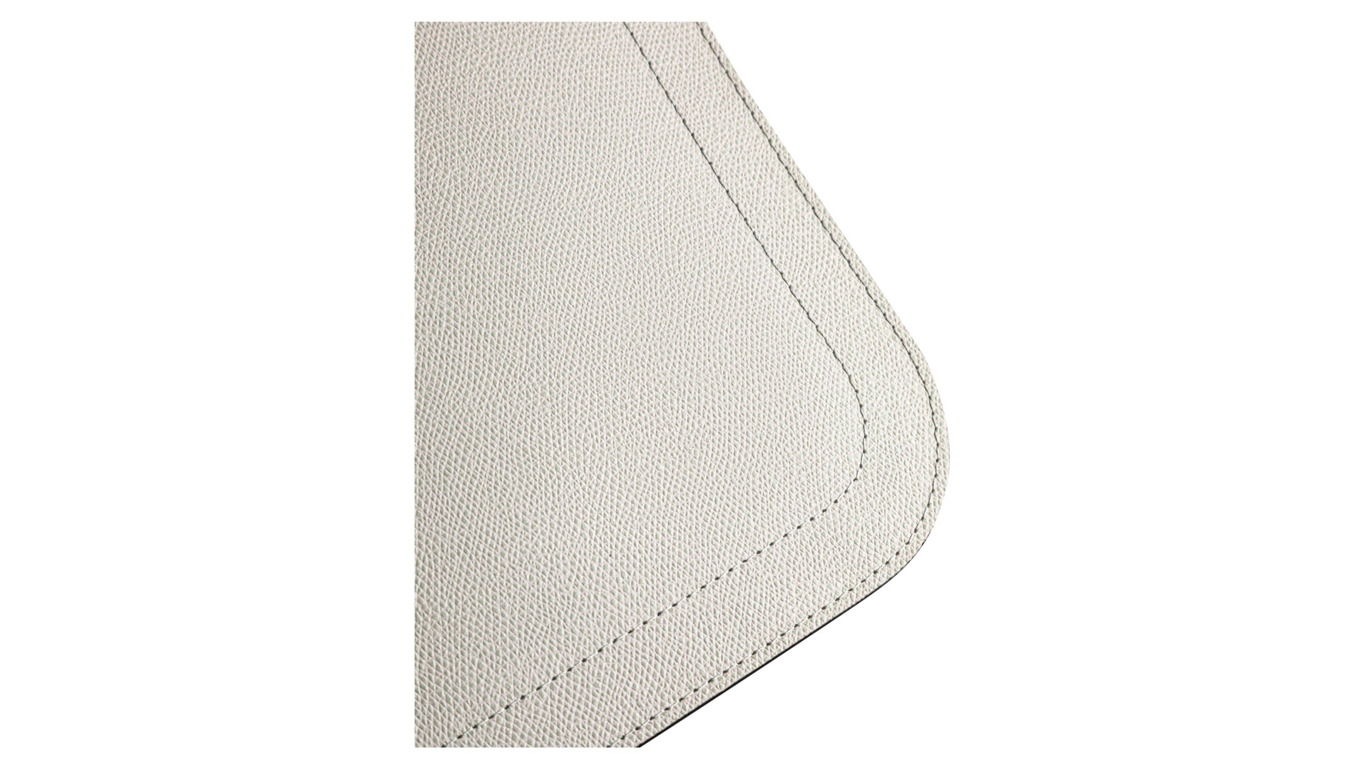 Салфетка подстановочная с закругленными углами Giobagnara Ванни 46х34 см, 2 строчки, светло-серая