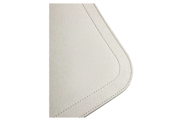 Салфетка подстановочная с закругленными углами Giobagnara Ванни 46х34 см, 2 строчки, светло-серая