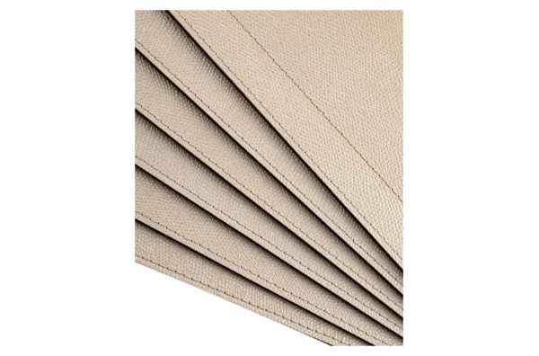 Набор салфеток подстановочных с закругленными углами GioBagnara Ванни 46х34 см, 6 шт, жемчужный