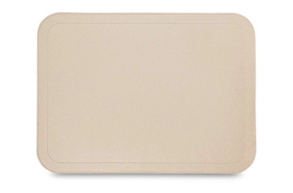 Набор салфеток подстановочных с закругленными углами GioBagnara Ванни 46х34 см, 6 шт, жемчужный