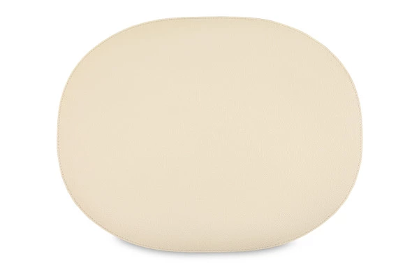 Салфетка подстановочная овальная GioBagnara 50х39 см, 1 строчка, слоновая кость