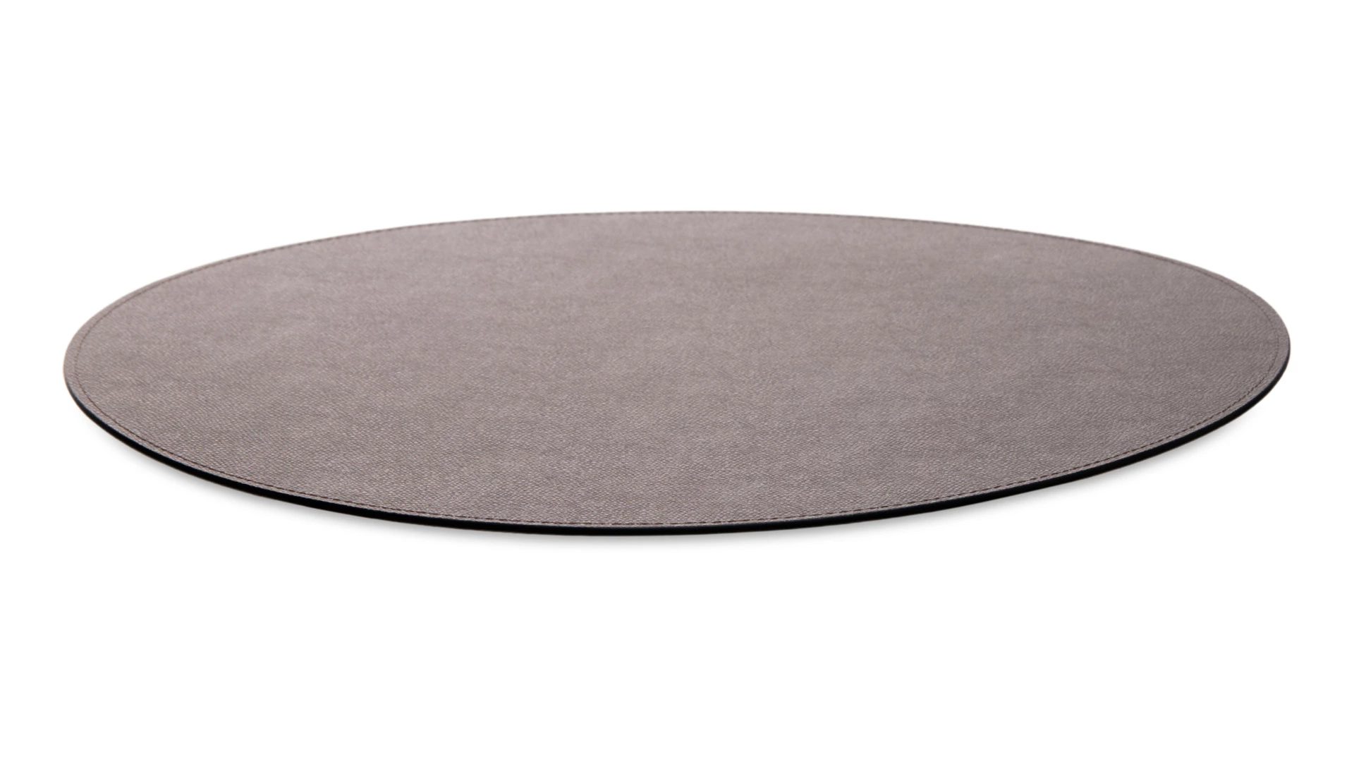 Салфетка подстановочная круглая GioBagnara 40 см, 1 строчка, дымчатая